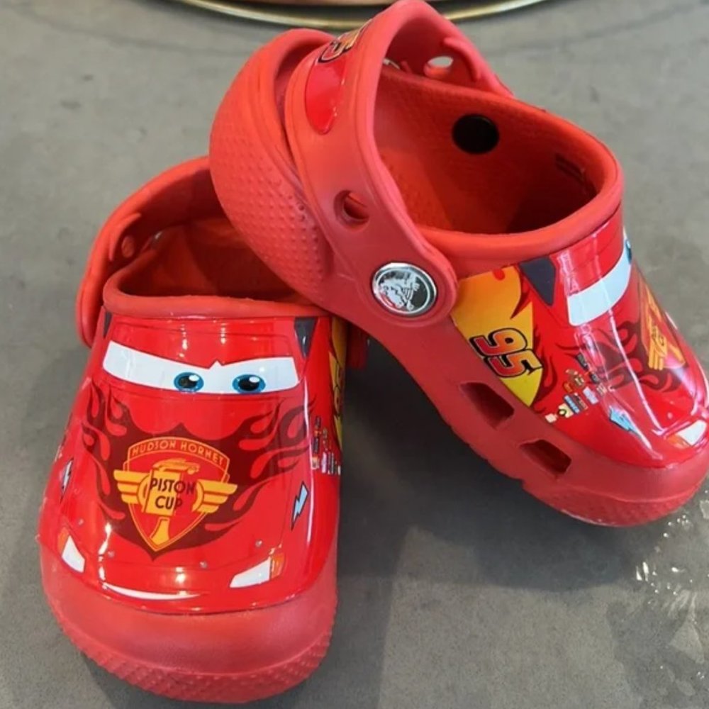Toddler Lightning McQueen Crocs